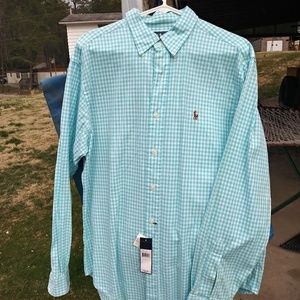 Ralph Lauren NWT Size L Long sleeve Dress shirt